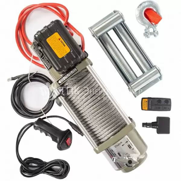 Лебедка автомобильная TOR ЛА SEC16800 г/п 7620 кг 28 м 24V