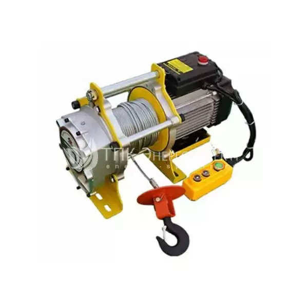 Лебедка TOR CD-300-A (KCD-300 kg, 380В) с канатом 60 м (алюминиевый корпус)