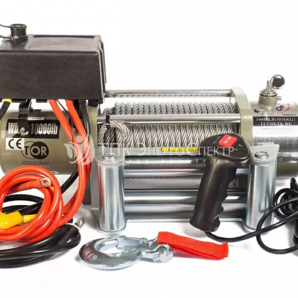 Лебедка автомобильная TOR ЛА S12000 г/п 5443 кг 28 м 12V