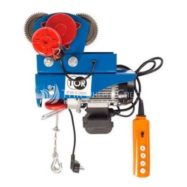 С ТЕЛЕЖКОЙ таль электрическая TOR PA 600/1200 кг 20/10 м (серия T)