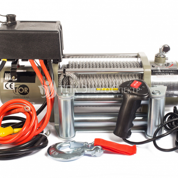 Лебедка автомобильная TOR ЛА S12000 г/п 5443 кг 28 м 12V BASE